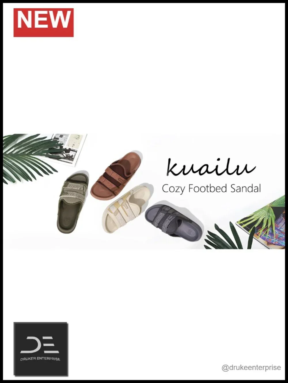 Mens Orthotic Sandals Arch Support Fabric Slippers Casual Summer Slides Indoor
